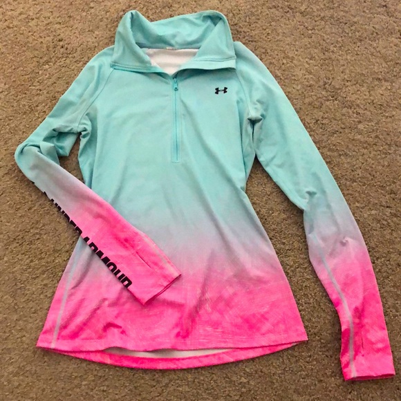 Under Armour | Quarter Zip Aqua Pink - Picture 1 of 5